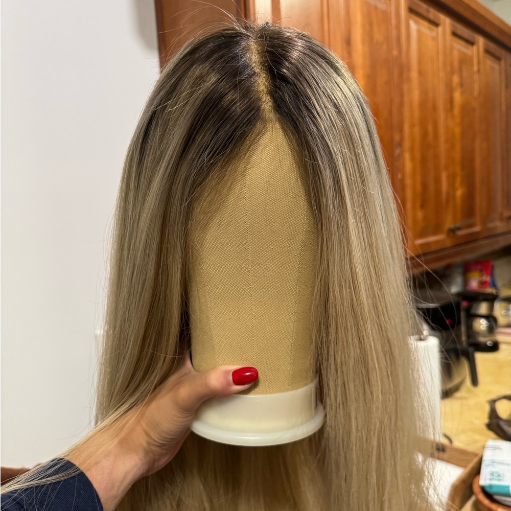 Human hair lace front